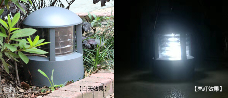 麻豆视频下载照明(QDCPD-YZ003)广场公园户外铸铝圆顶矮柱草坪灯安装效果图片