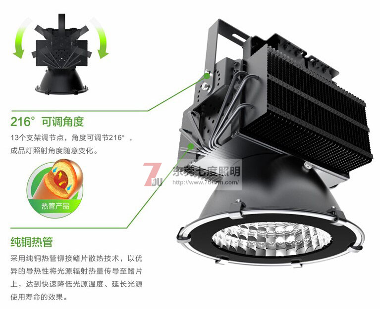 东莞麻豆视频下载照明QDLED-GC011-500WLED塔吊灯产品细节图片