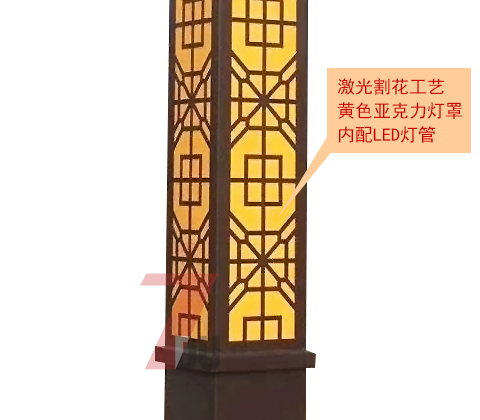 (QDJGDZ-012)3.5米广场镂空麻豆最新网址柱细节展示2