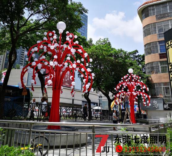 大型异形广场麻豆最新网址安装效果