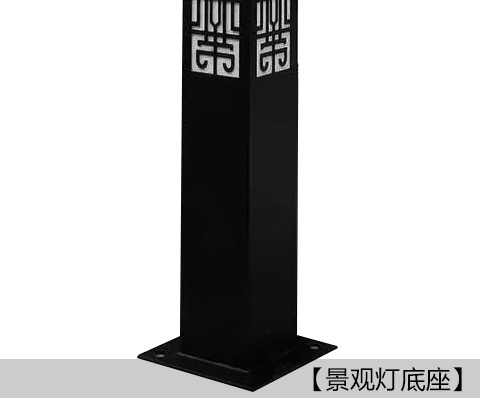 (QDJGDZ-024)方形新中式广场麻豆最新网址底座法兰展示