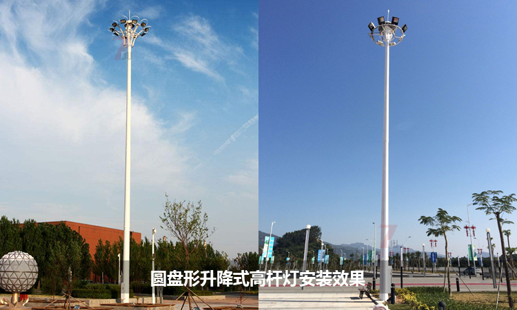 圆盘自动升降式广场麻豆视频传媒下载安装实景效果