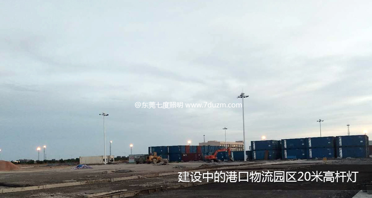 建设中的港口物流园区麻豆视频传媒下载安装效果展示